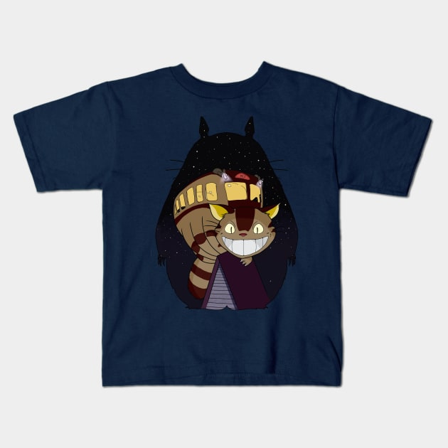 A nightly Visit Kids T-Shirt by Dawani Draw